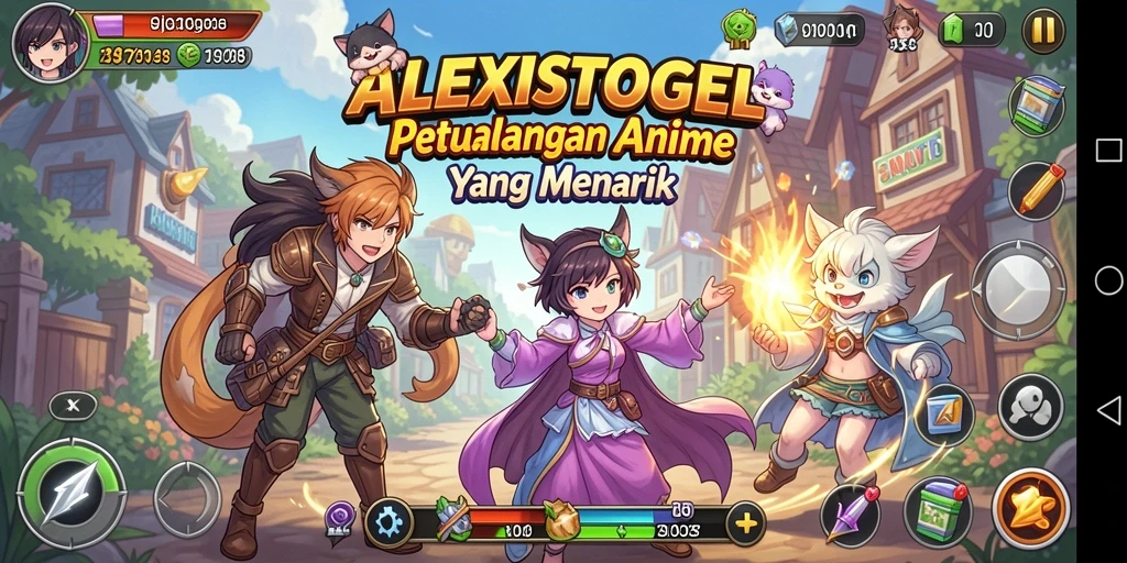 Gameplay yang menakjubkan dalam dunia Anime yang menghibur.
