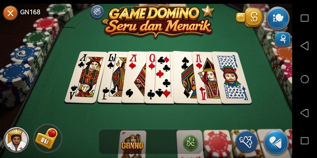 Tampilan gameplay dalam GN168 yang menarik dan interaktif.