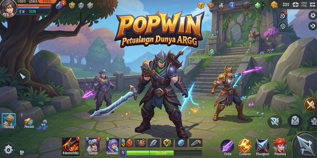 Tampilan gameplay mendebarkan dalam dunia ARPG yang luas.