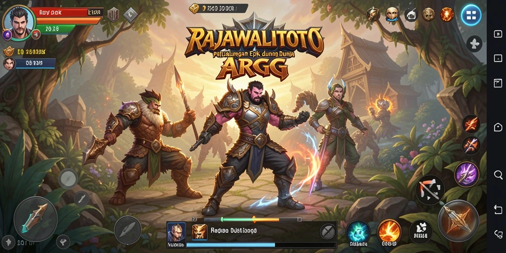 Screenshot gameplay RAJAWALITOTO yang menampilkan aksi mendebarkan di dunia ARPG.