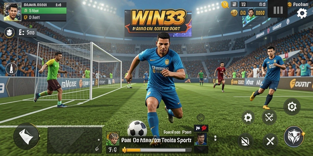 Tangkapan layar gameplay WIN33 yang menunjukkan aksi seru dalam olahraga.