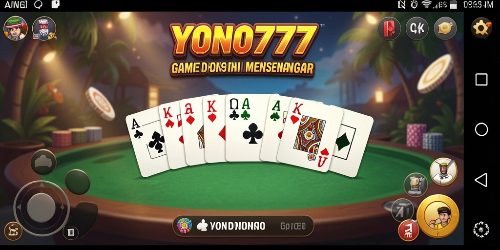 Screenshot gameplay YONO777 yang menunjukkan kegembiraan bermain Domino.